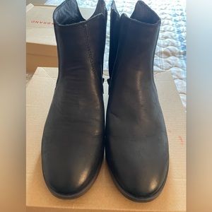 Lucky Brand Black Leather Booties